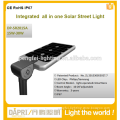 CE certificated 15W to 30W integrated all in one solar street light with sensor